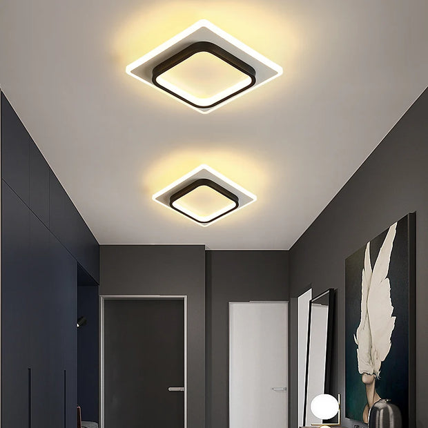 Nordic LED Ceiling Lights for Corridor Aisle Balcony Indoor Lighting LED Ceiling Lamp for Bedroom Living Room Home Lighting 220V