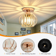 Semi Flush Modern Ceiling Light Fixture 