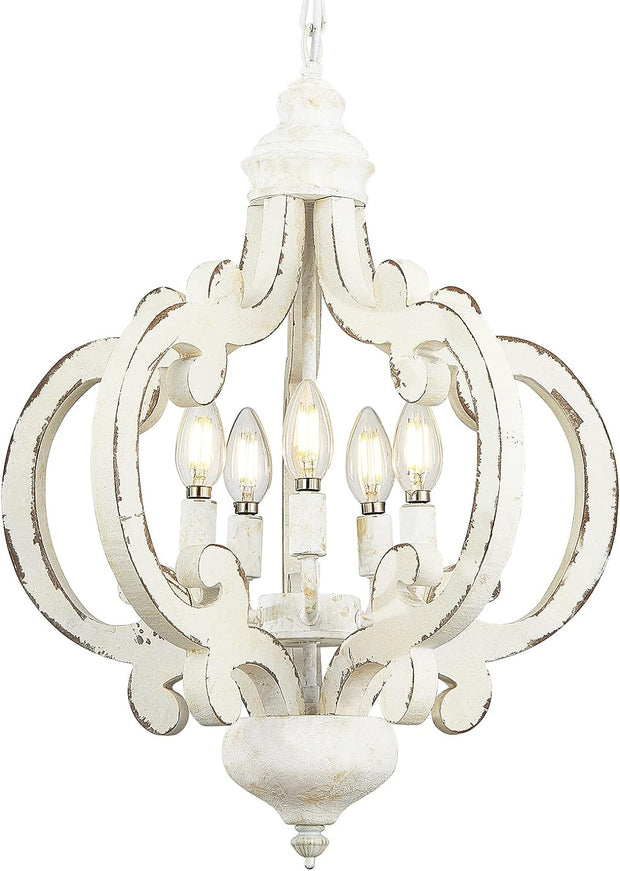 Cape Florida Light Fixture (White, 5-Light)