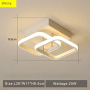 Nordic LED Ceiling Lights for Corridor Aisle Balcony Indoor Lighting LED Ceiling Lamp for Bedroom Living Room Home Lighting 220V