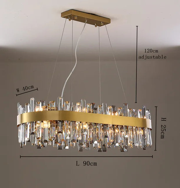 AAA's Modern Crystal Chandelier 