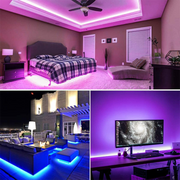 LED Light Strip with 44 Key Remote (Waterproof 5050 LED Color Changing DIY Flexible RGB)