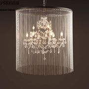 Luxury Pearl Curtain Chandelier Crystals
