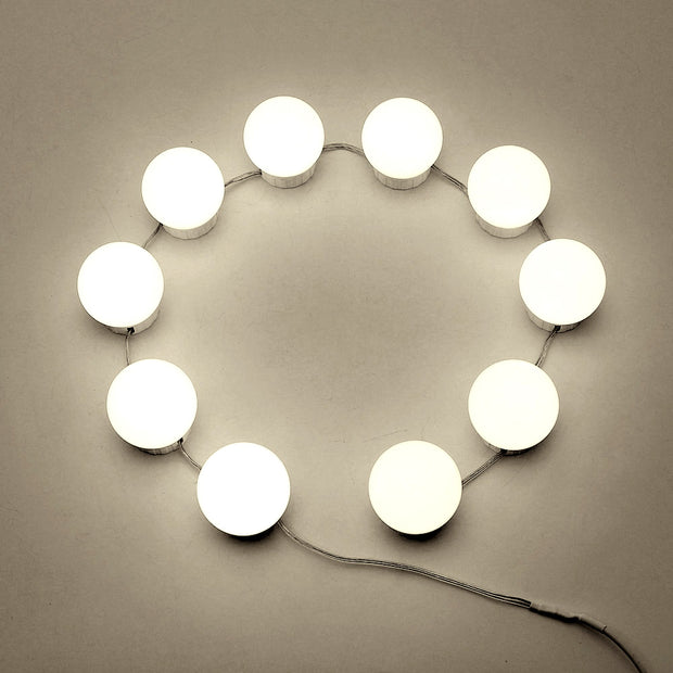Hollywood Style Lights for Makeup Vanity Mirror with Dimmable Controls